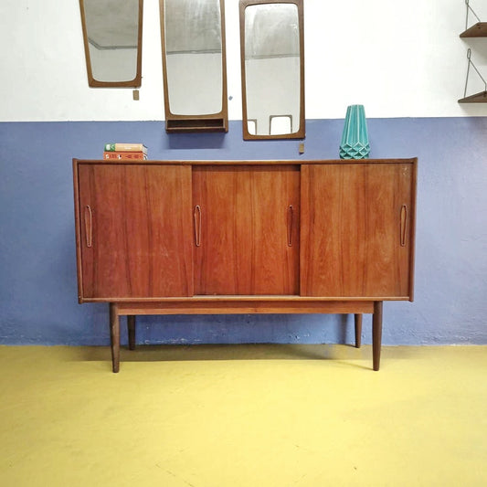 Credenza vintage design danese anni 60 [85j43210] misure H.107 L.165 P.44