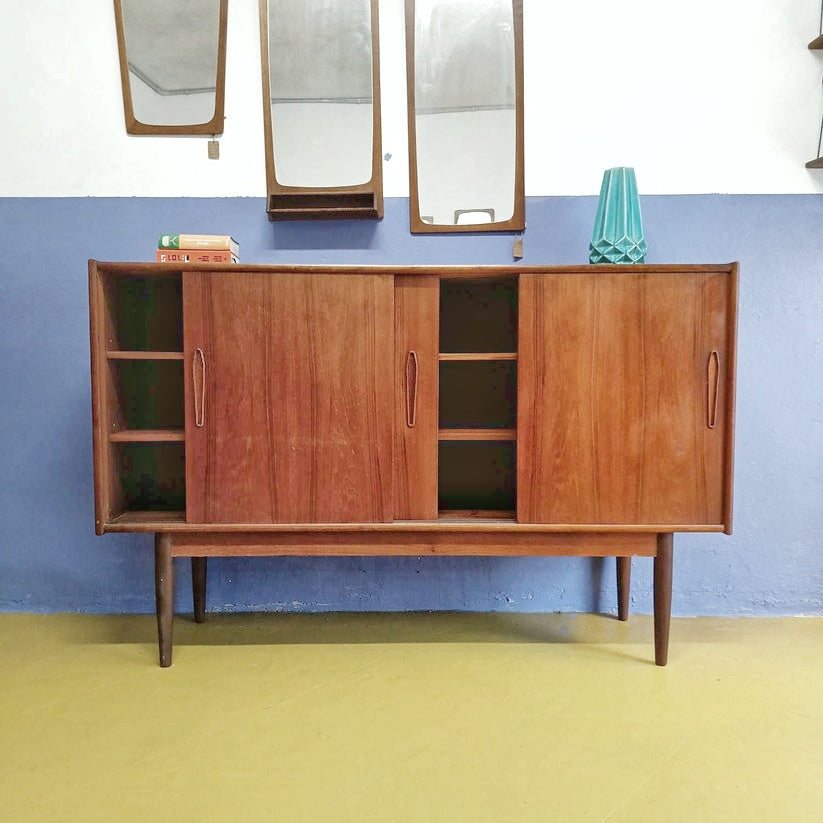 Credenza vintage design danese anni 60 [85j43210] misure H.107 L.165 P.44