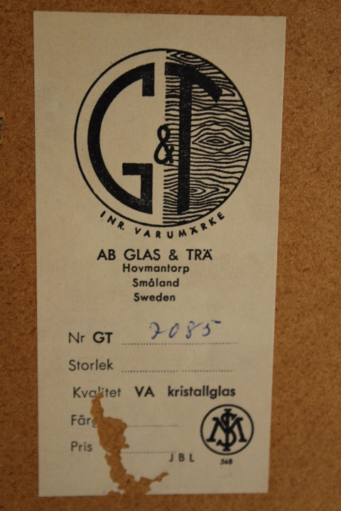 Specchio Ateljé Glas & Trä vintage design svedese anni 60 [sw14696] misure L.60 H.121 P.4,5