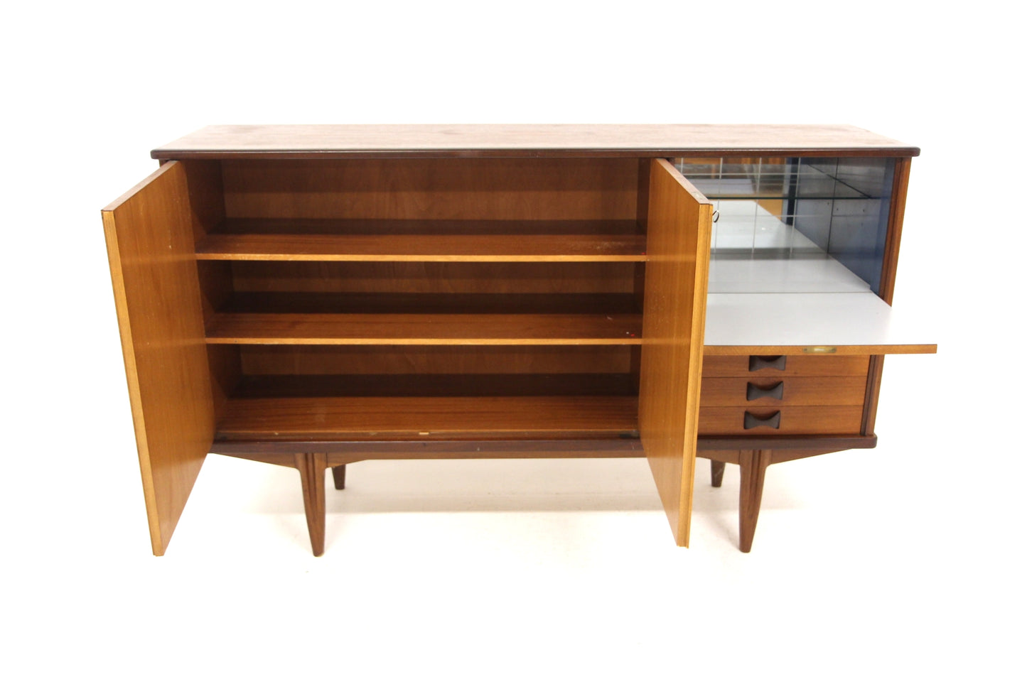 Credenza Highboard, "Rosetto" Svanthe Skogh design svedese vintage anni 60 [sw24380] misure L.173 H.107 P.45