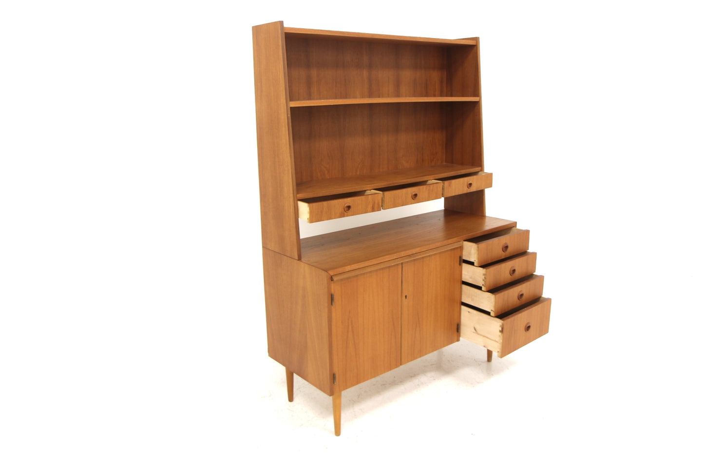 Libreria design svedese vintage anni 50 [sw25765] misure L.115 H.162 P.45