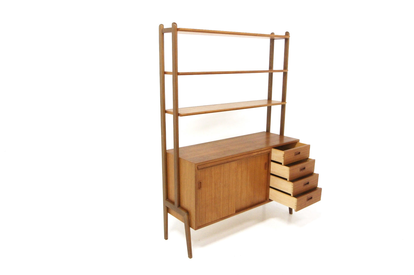 Libreria design svedese vintage anni 60 [sw25934] misure L.115 H.160 P.41