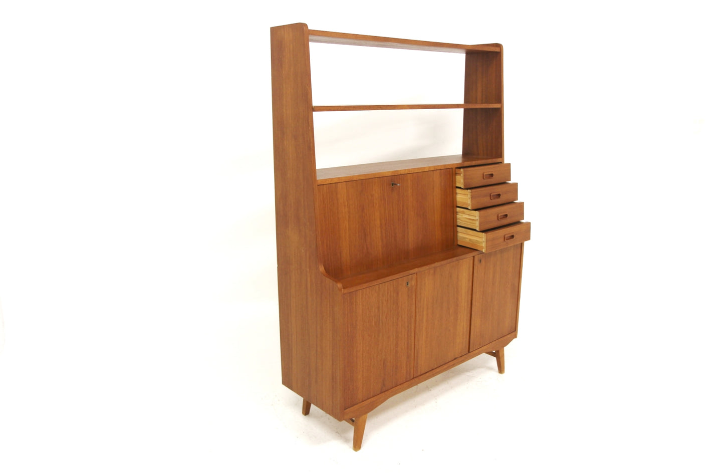 Libreria design svedese vintage anni 60 [sw26051] misure L.120 H.165 P.40