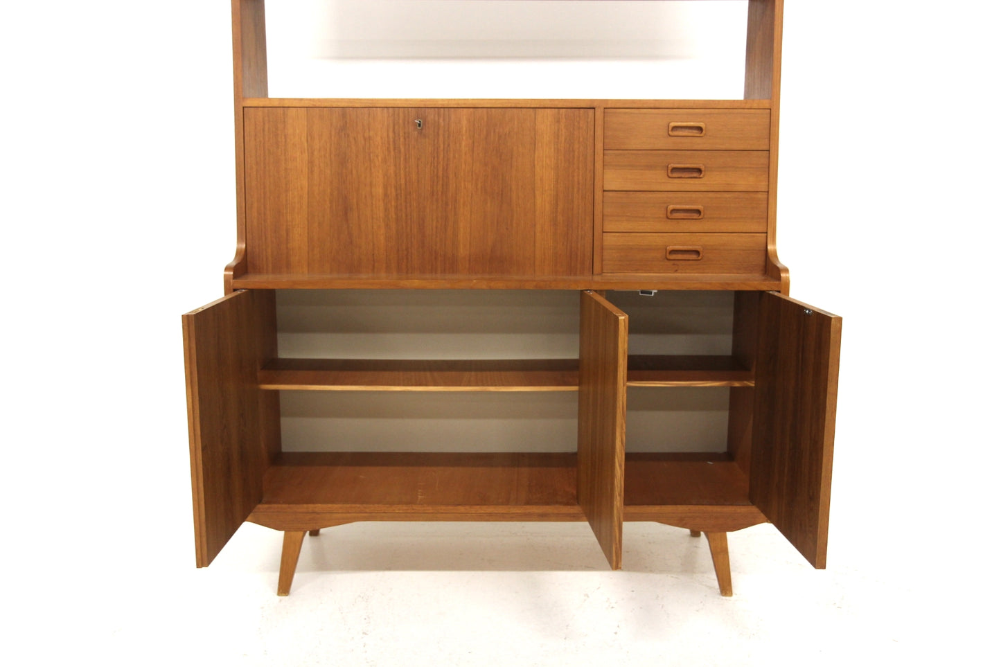 Libreria design svedese vintage anni 60 [sw26051] misure L.120 H.165 P.40