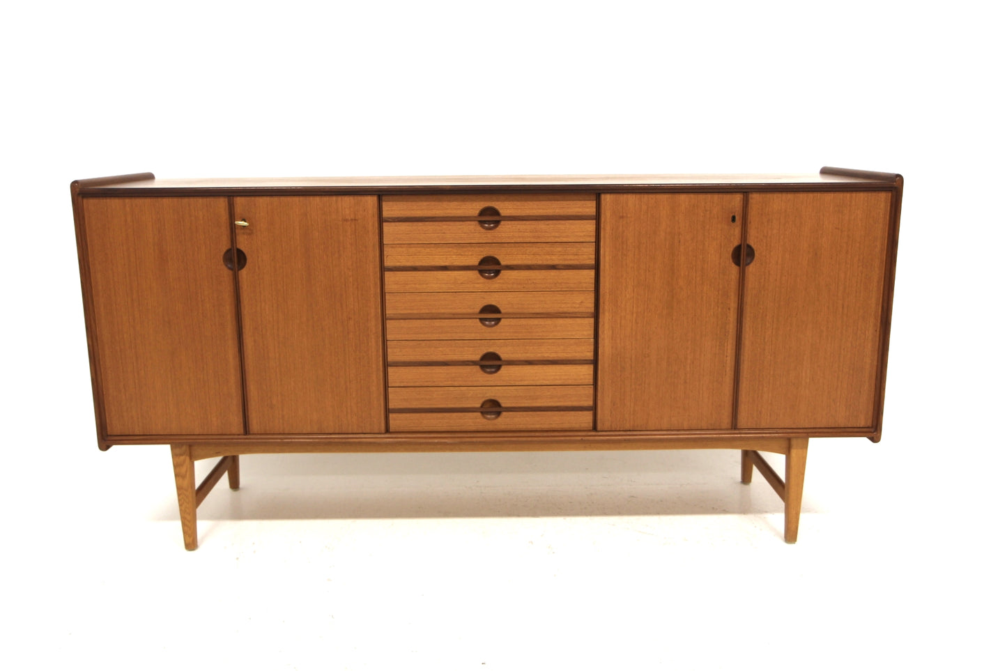 Sideboard "Pl 12" Svante Skogh  design svedese vintage anni 50 [sw26103] misure L.185 H.88 P.48