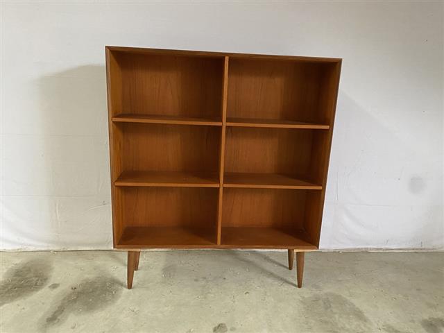 Libreria design danese vintage anni 60 [j42883] misure L.110 H.126 P.21