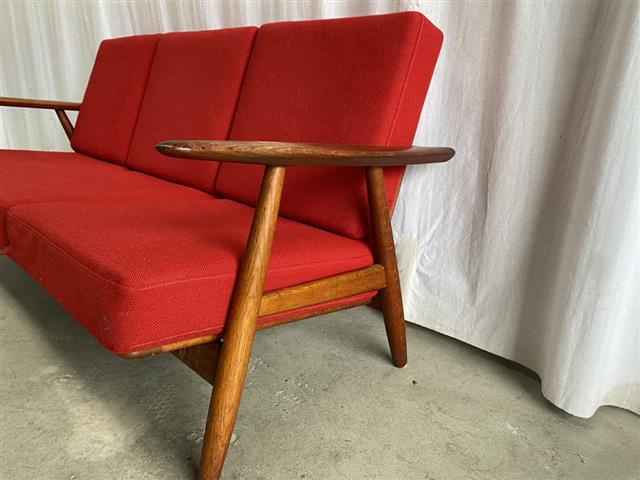 Divano Hans J. Wegner design danese vintage anni 50 [j42705] misure L.175 H.75 P.75