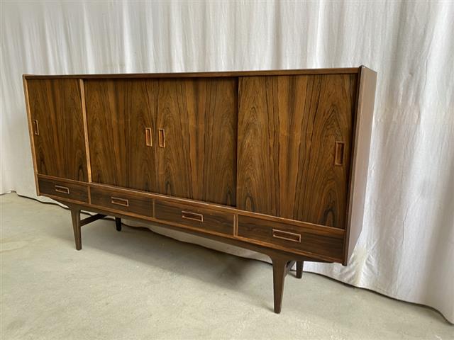 Credenza Vestergaard design danese vintage anni 60 [j42931] misure L.201 H.114 P.45