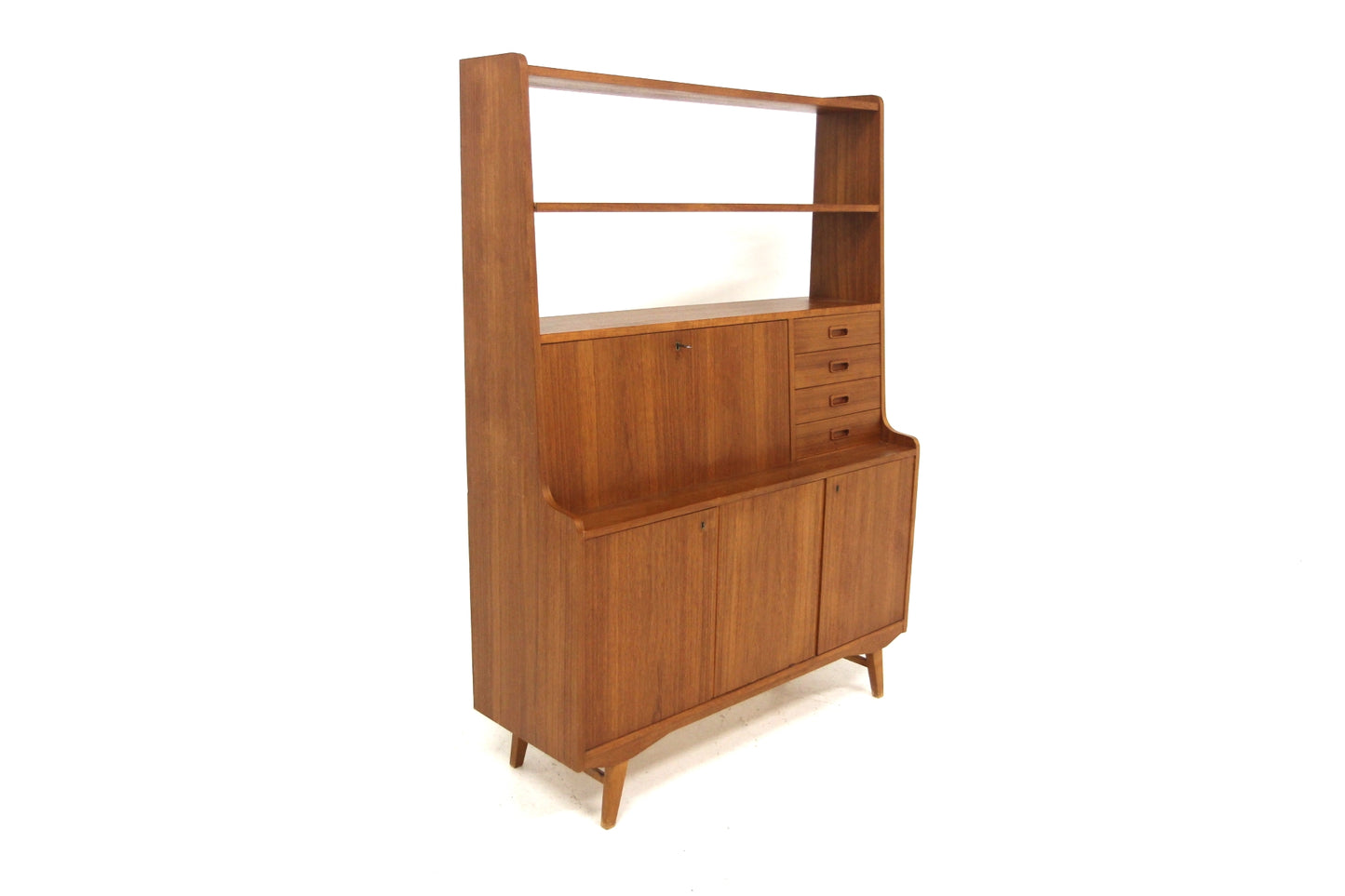 Libreria design svedese vintage anni 60 [sw26051] misure L.120 H.165 P.40