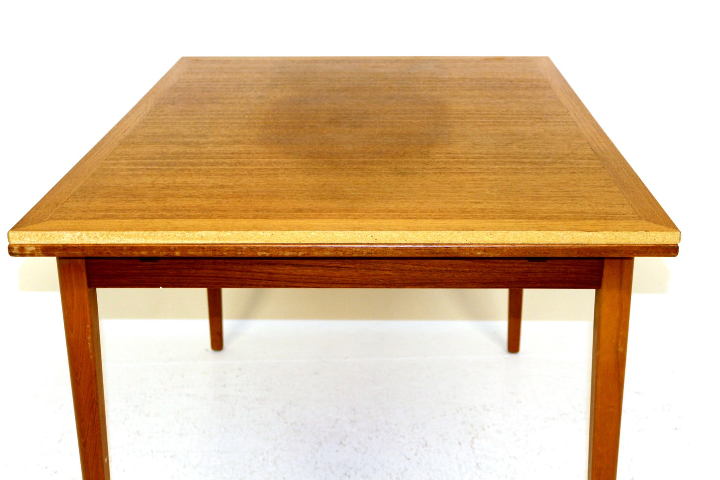 Tavolo rettangolare design svedese vintage anni 60 [sw16714] misure L.120 +50 +50 H.72,5 P.85