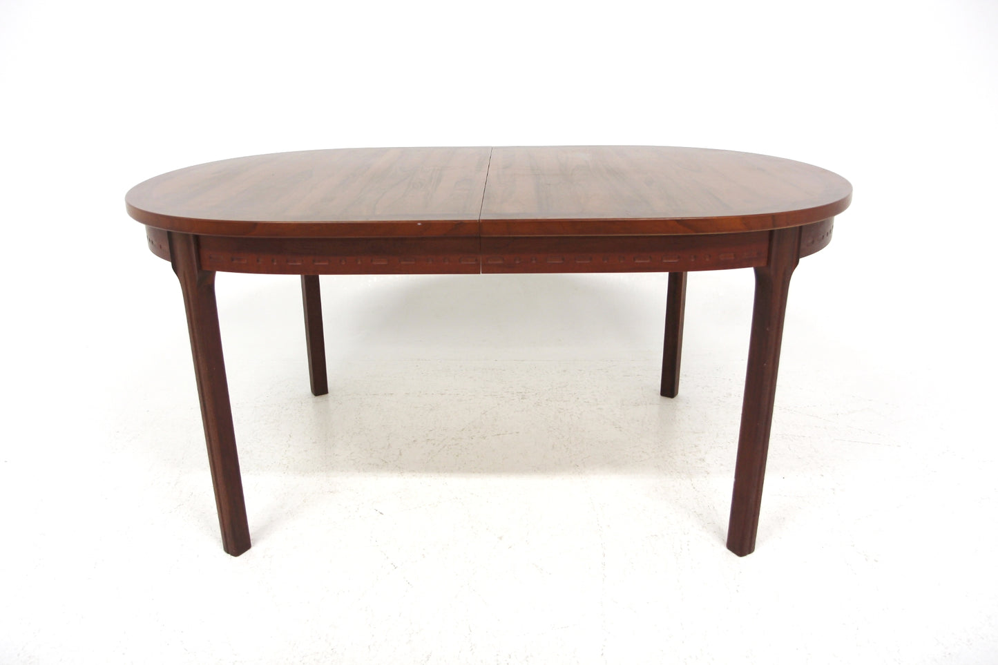 Tavolo ovale "Rimbo" Troeds design svedese vintage anni 60 [sw23456] misure L.155+2x55 P.100 H.73,5